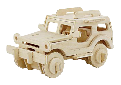 3D Wooden Puzzle — SUV/Jeep