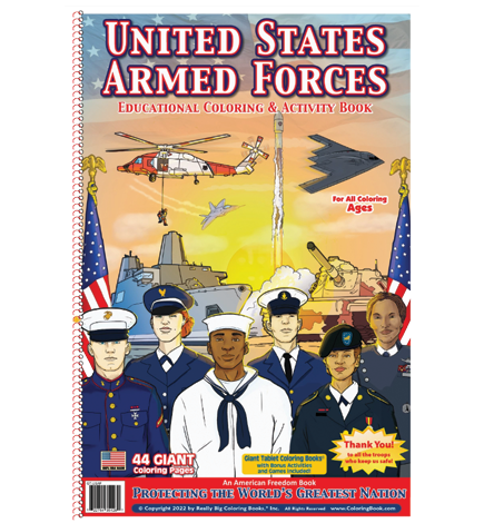 United States Armed Forces Coloring Book