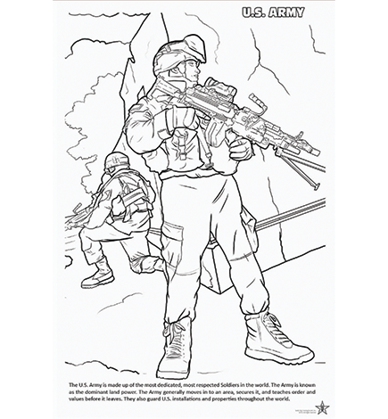 United States Armed Forces Coloring Book