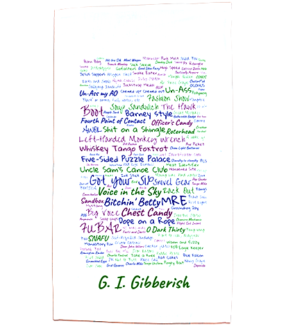 Military Gibberish T-towel