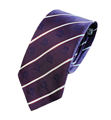 Purple Tie with AUSA Logo