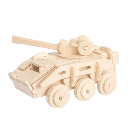 3D Wooden Puzzle - Armored Vehicle (W105)