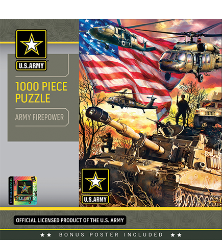 ジグソーパズル MasterPieces US Army Firepower Amazon.com: MasterPieces US Army Firepower 1000 Piece Jigsaw