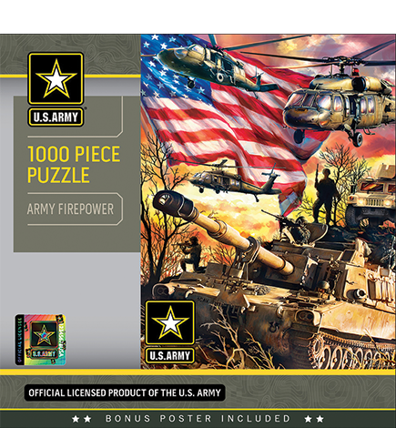 Army Firepower — 1000 Piece Puzzle