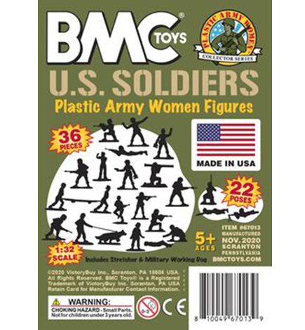Plastic Army Women Figurines