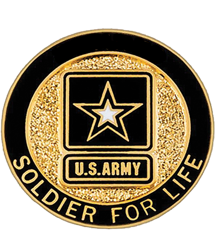 Soldier For Life Lapel Pin – Association of the United States Army